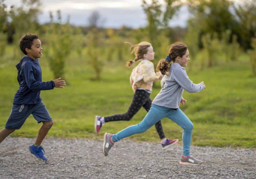 Children Running a Race